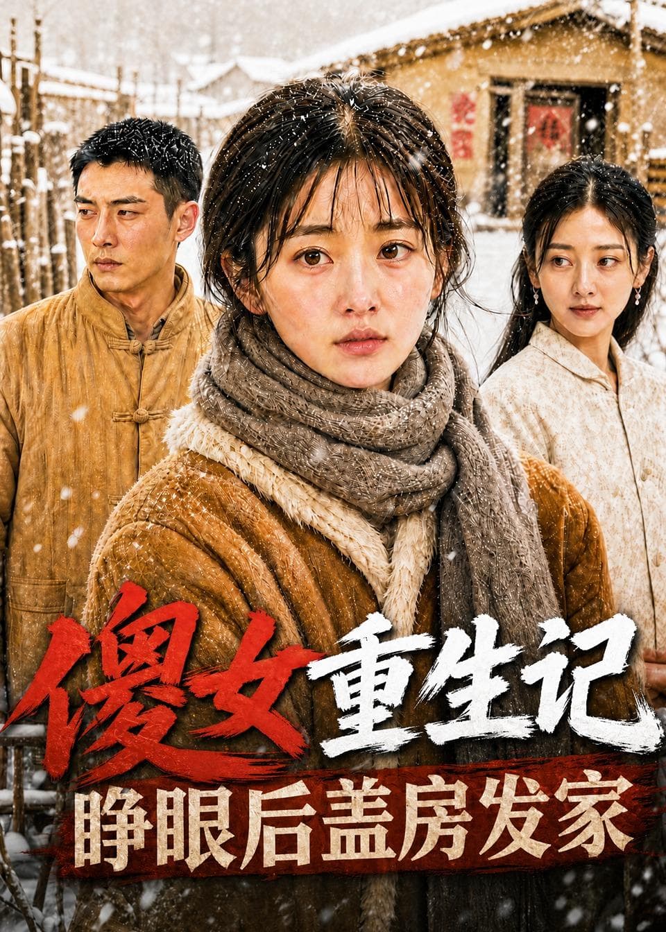 傻女重生记，睁眼后盖房发家海报