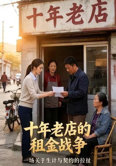 十年老店的租金战争海报